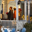Jennifer Lawrence, Leonardo DiCaprio și Timothee Chalamet în filmul „Don't Look Up”/ Profimedia