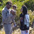 *EXCLUSIVE* Nicolas Cage's wife Riko Shibata and baby visit him on set!