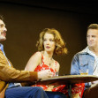 l-r: Hank Azaria (Bernie), Kelly Reilly (Deborah), Matthew Perry (Danny) in SEXUAL PERVERSITY IN CHICAGO by David Mamet at the Comedy Theatre, London SW1  14/05/2003 design: Jeremy Herbert  director: Lindsay Posner