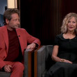 Meg Ryan returns to Hollywood after an eight year break as she appears alongside David Duchovny to promote their new R-rated rom-com What Happens Later on Jimmy Kimmel Live!