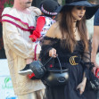 *EXCLUSIVE* Macaulay Culkin and Brenda song step out for Halloween with kids and family