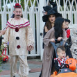 *EXCLUSIVE* Macaulay Culkin and his fiancée Brenda Song were spotted trick-or-treating with their children in L.A