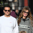 Bradley Cooper steps out for a walk with Brooke Shields and her family after having lunch together in New York City