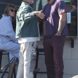 *EXCLUSIVE* Jason Momoa catches up with friends over lunch