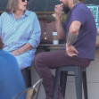 *EXCLUSIVE* Aquaman Star Jason Momoa Enjoys Lunch Out with Mom Coni and Friends in Los Feliz