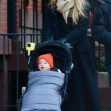 *EXCLUSIVE* Jennifer Lawrence is make-up-free as she bundles up for the cold weather while out with her son Cy in NYC