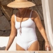 *PREMIUM-EXCLUSIVE* Reese Witherspoon heats up Mexico vacay in a white one-piece as she celebrates first holiday since split from Jim Toth