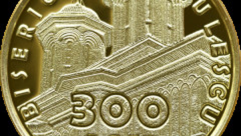BNR lansează o monedă de aur pentru a marca 300 de ani de la zidirea Bisericii Kretzulescu