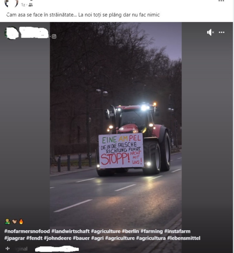 Social media. Romanii arata imagini cu protestele din Germania | Poza 4 din 4
