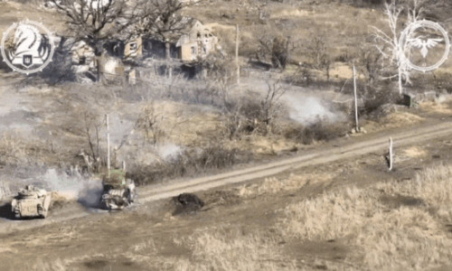 VIDEO Imagini cumplite de pe frontul de la Avdiivka. Soldați ruși făcuți bucăți: ucrainenii trag cu tunul de pe Bradley direct în ei
