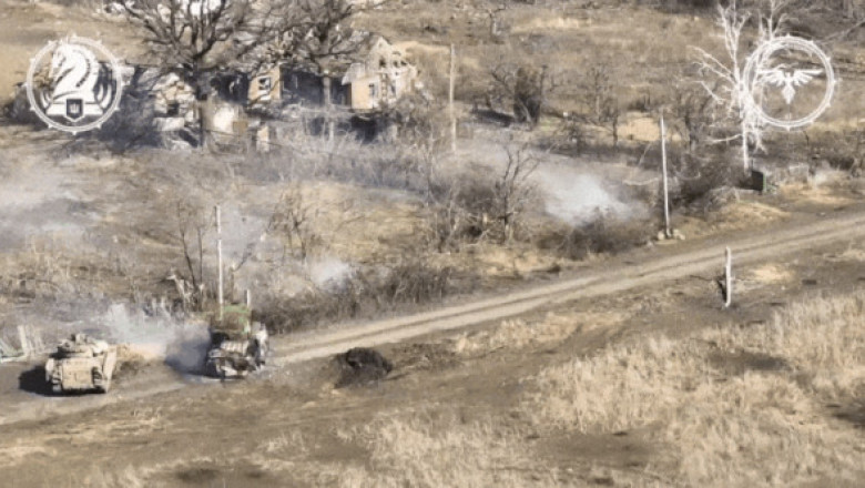 VIDEO Imagini cumplite de pe frontul de la Avdiivka. Soldați ruși făcuți bucăți: ucrainenii trag cu tunul de pe Bradley direct în ei