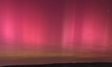 Aurora boreală în România. O furtună solară de o intensitate rară a produs spectaculosul fenomen 