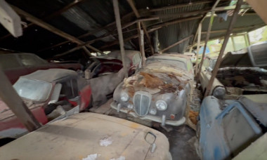 Comoara din pădure: o femeie a descoperit într-un hambar abandonat 50 de mașini de epocă