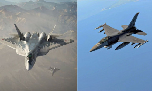 Su-57 vs F-16: Cum se compară cel mai avansat avion de luptă al Rusiei cu avioanele pe care le va primi Ucraina din Occident