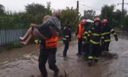 Efectele ciclonului Boris. A plouat în Galați într-o noapte cât în 3 luni. Meteorologii anunță în ce zone sunt așteptate ninsori