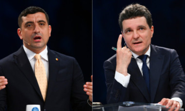 Atacuri și contre la dezbaterea dintre George Simion și Nicușor Dan: „Sunt mai bun ca dumneavoastră la aruncat cu vorbe”/„Exact, exact”