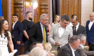 Parlamentarii AUR au făcut scandal la audierea miniștrilor propuși pentru Guvernul Bolojan: „Nerușinaților”