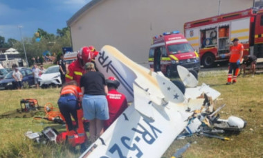 Un avion s-a prăbușit la Orăștie. Pilotul a murit