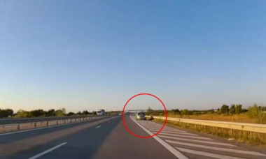 VIDEO Un șofer a fost filmat circulând pe contrasens pe autostrada București - Ploiești