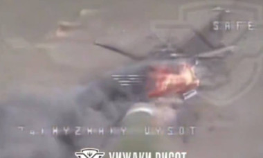 Elicopter rusesc Mi-8 de 10 milioane de dolari, distrus de ucraineni cu o dronă de 500 de dolari