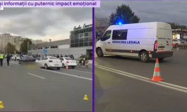 Accident mortal în București. O femeie și copilul ei aflat în cărucior au fost loviți de o mașină pe trecerea de pietoni. Mama a murit