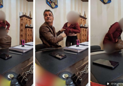 Scandal într-o comună din România: imagini cu un primar care ar agresa sexual o femeie în biroul său. Edilul spune că sunt făcute cu AI
