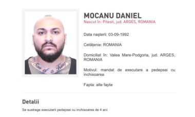Dani Mocanu, de negăsit după ce a fost condamnat la patru ani de închisoare. Poliția l-a dat în urmărire