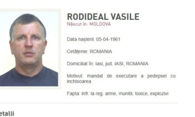 Rusia l-a predat României pe Vasile Rodideal, unul dintre cei mai căutați infractori, aflat pe lista Most Wanted