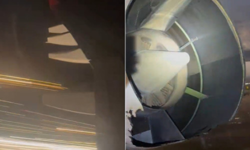 Avion lovit de fulger la scurt timp de la decolare. Aeronava avea la bord 217 pasageri VIDEO