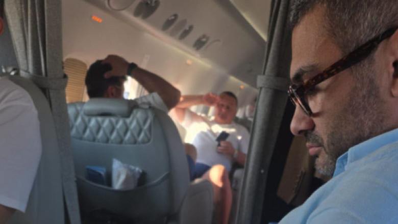 Primele imagini din avionul privat cu care politicieni și magistrați au zburat în Mykonos