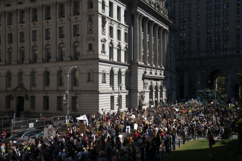 Thousands Of Americans Across The Country Participate In Global Climate Strike