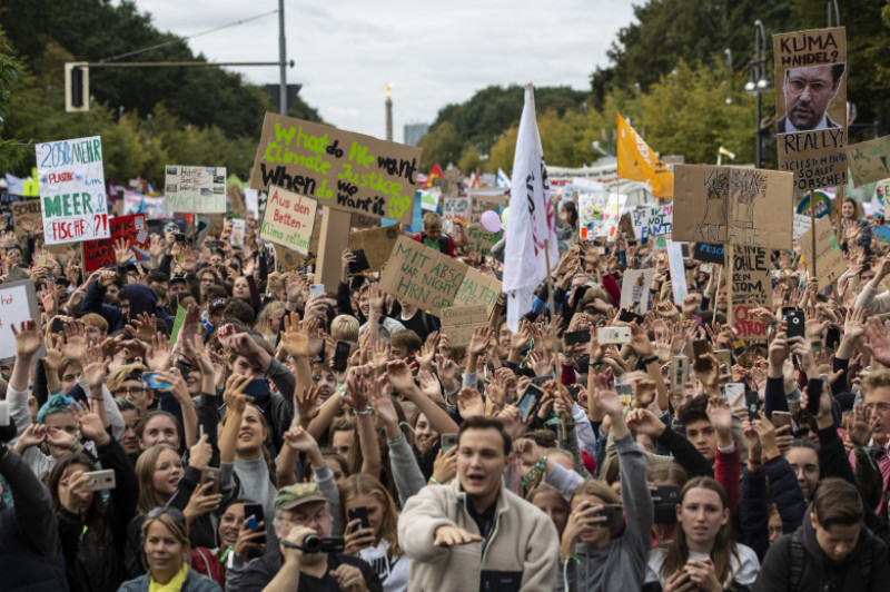 Fridays For Future Strike Nationwide For Climate Change Action