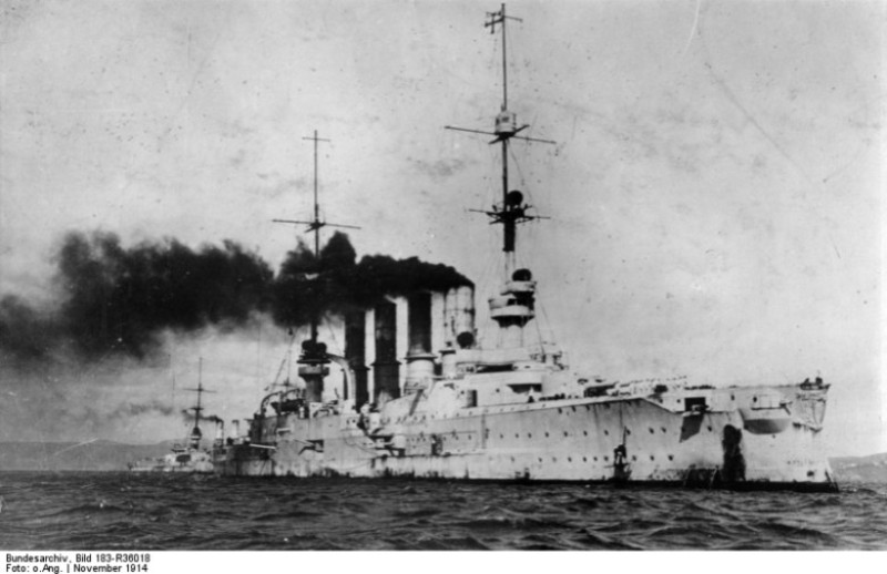Nava Scharnhorst, Primul Război Mondial