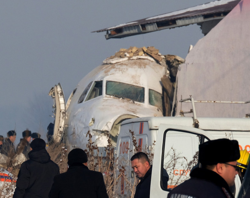 Bek Air plane crashes near Almaty airport shortly after take off