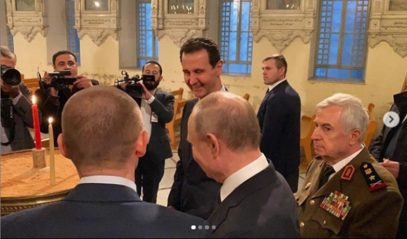 putin la bashar - instagram presedintia siriana