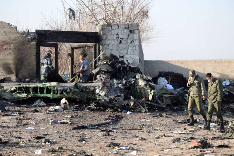 Ukraine International Airlines plane crashes near Tehran with 176 people on board