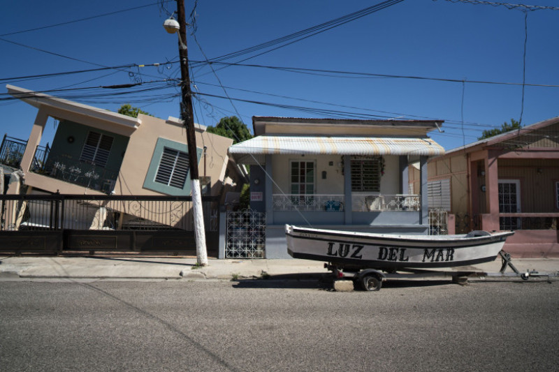 Series Of Earthquakes Cause Structural Damage And Knocks Out Power To Island Of Puerto Rico