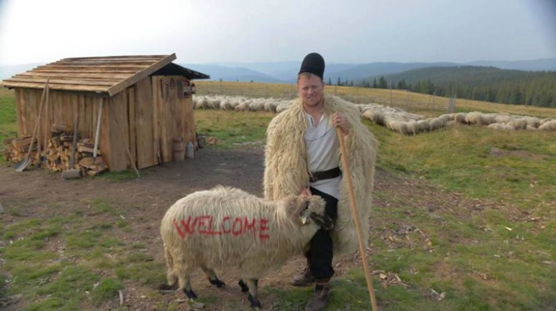 ghita ciobanul cu o oaie