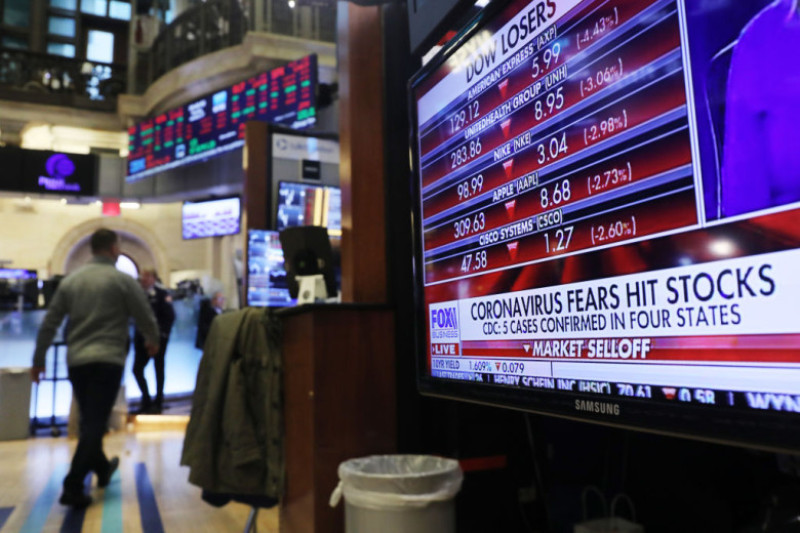 bursa New York, Wall Street, indici bursieri, impact coronavirus asupra NYSE/Wall Street