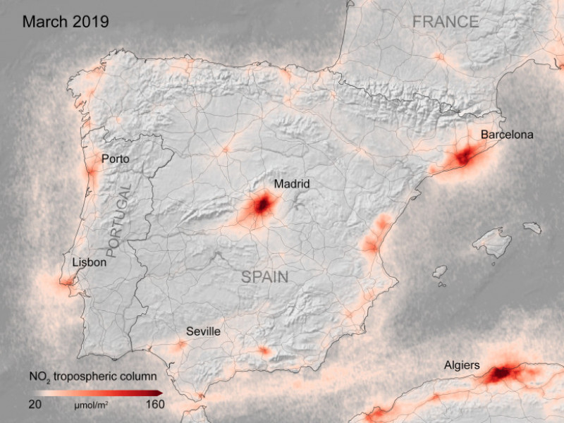 Imagini Din Satelit Cat De Mult A Scăzut Poluarea După Ce