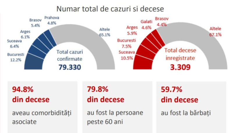 grafice epidemie romania 6 luni - insp