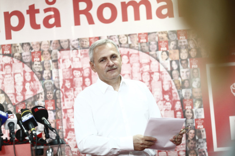LIVIU DRAGNEA - PRESEDINTE INTERIMAR PSD - CONFERINTA DE PRESA
