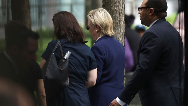 15th Anniversary Of 9/11 Attacks Commemorated At World Trade Center Memorial Site