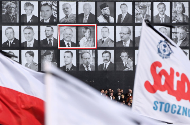 Memorial Service For Victims Of Polish Plane Crash