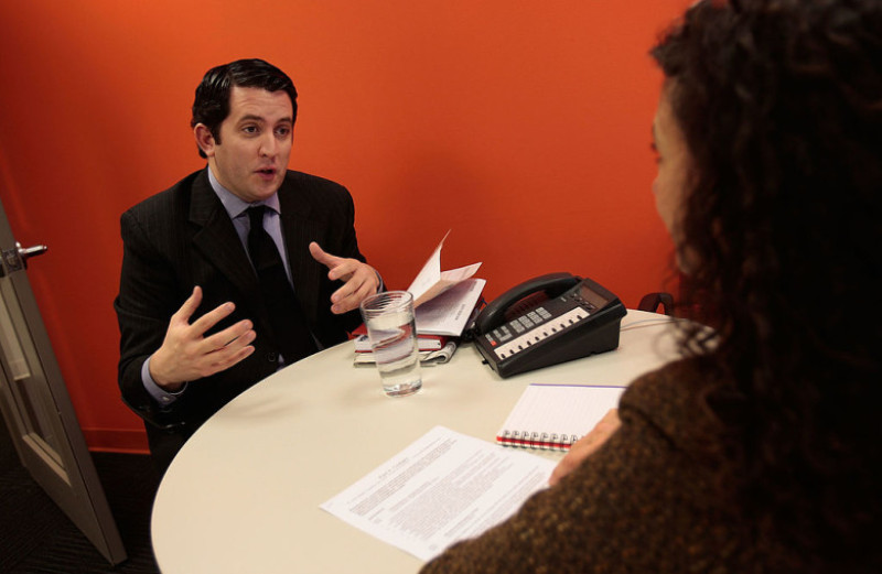 Unemployed Marketing Professional Searches For A Job