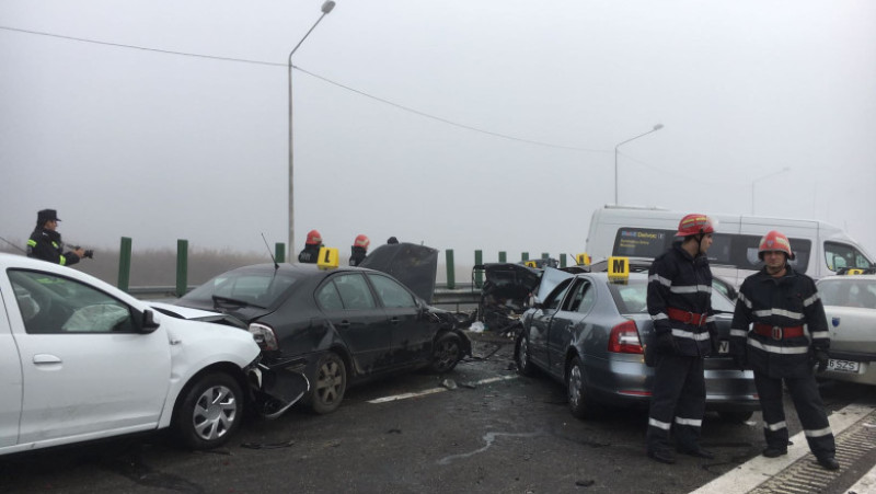 ACCIDENT RUTIER GRAV- AUTOSTRADA SOARELUI