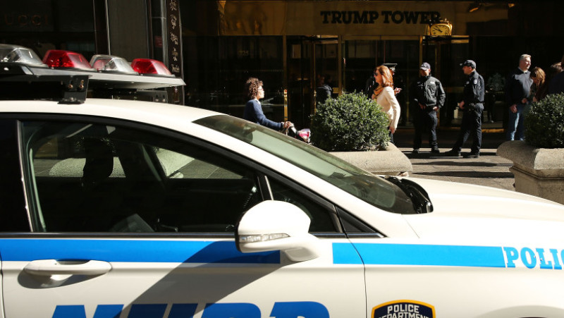 Increase Police Security In Front Of Trump Tower Following Protest In New York