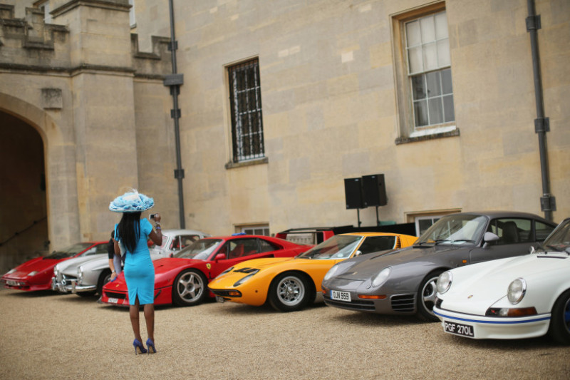 The World's Finest And Most Expensive Cars Are Showcased At The Salon Prive Garden Party