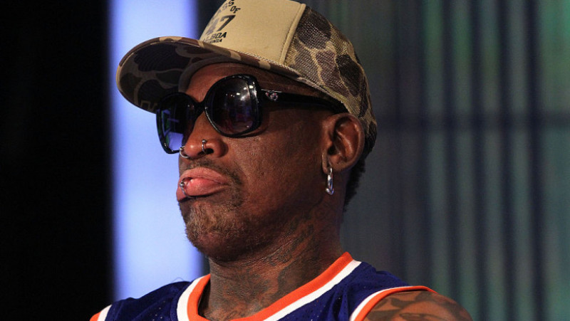 Dennis Rodman Visits The FOX Business Network
