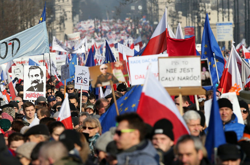 <> on February 27, 2016 in Warsaw, Poland.